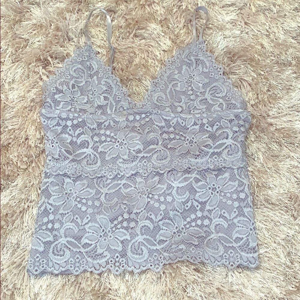 Baby Blue Lace Cami